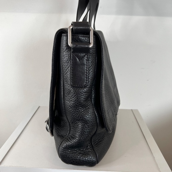 Marc by Marc Jacobs - Men's Briefcase in Grained/Pebbled Italian Leather + Charm - Picture 5 of 16